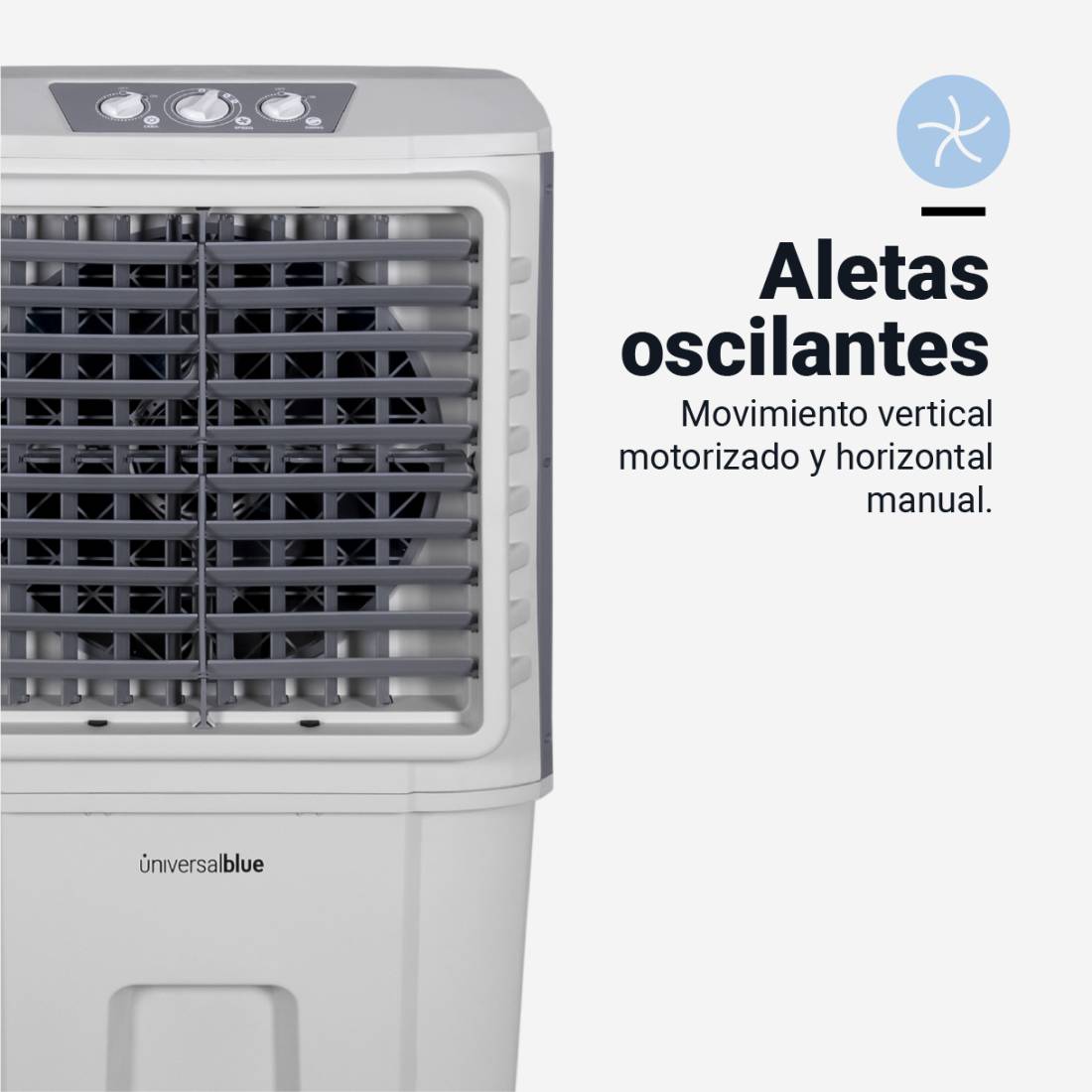 CLIMATIZADOR U.BLUE TULUM 7080 80L 210W 6000M3/H